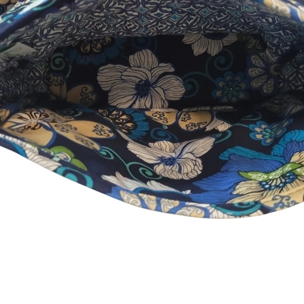 Vera Bradley Mod Floral Blue Crossbody Purse - Picture 8 of 10